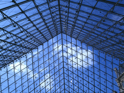 Pyramide Du Louvre, Paris, Interior Detail, Architect: I, M, Pei by Valeria Carullo Pricing Limited Edition Print image