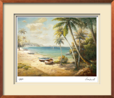 Paradise Bay by Roberto Lombardi Pricing Limited Edition Print image