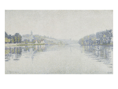 Bords De Riviere, La Seine A Herblay by Paul Signac Pricing Limited Edition Print image