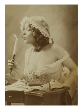 L'actrice Jane Renouardt Assise A Un Ecritoire by Charles Reutlinger Pricing Limited Edition Print image