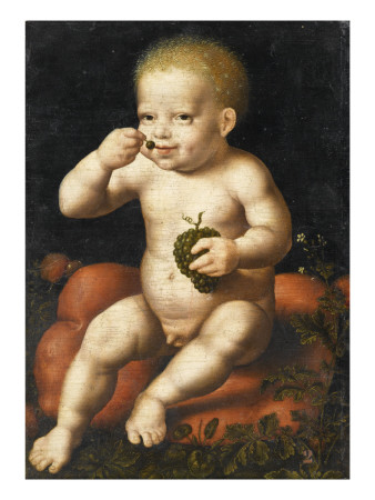 L'enfant Jésus À La Grappe  De Raisin by Joos Van Cleve Pricing Limited Edition Print image