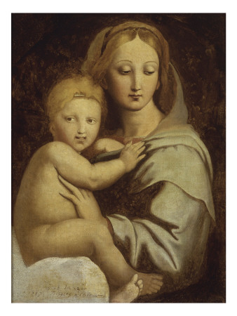 Vierge À L'enfant Au Candélabre by Jean-Auguste-Dominique Ingres Pricing Limited Edition Print image