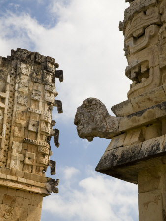 Nunnery Quadrangle, Uxmal, Yucatan, Mexico by Julie Eggers Pricing Limited Edition Print image