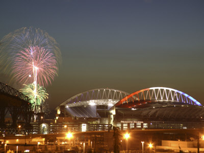 4Th Of July Fireworks Celebration, Seattle, Washington, Usa by Terry Eggers Pricing Limited Edition Print image