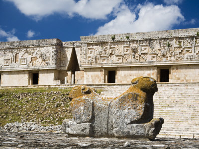 Ruined City Of The Mayan Civilization, Uxmal, Yucatan, Mexico by Julie Eggers Pricing Limited Edition Print image