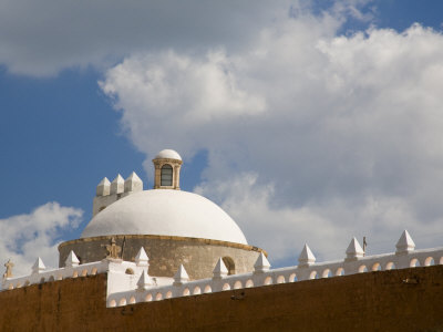 San Anonio De Padua Cathedral, Ticul, Yucatan Peninsula, Mexico by Julie Eggers Pricing Limited Edition Print image