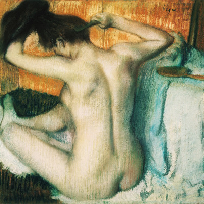 Woman Combing Her Hair by Edgard Degas Pricing Limited Edition Print image