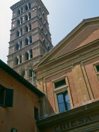 Chiesa And Bell Tower, Roma by Eloise Patrick Pricing Limited Edition Print image