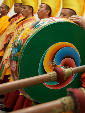 Tibetan Chant, Sand Mandala Ceremony Santa Barbara by Eloise Patrick Pricing Limited Edition Print image