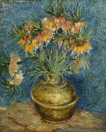 Imperial Crown Fritillaries In A Copper Vase by Van Gogh Vincent Pricing Limited Edition Print image