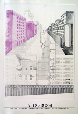 Projekt Fur Perigia, 1983 by Aldo Rossi Pricing Limited Edition Print image