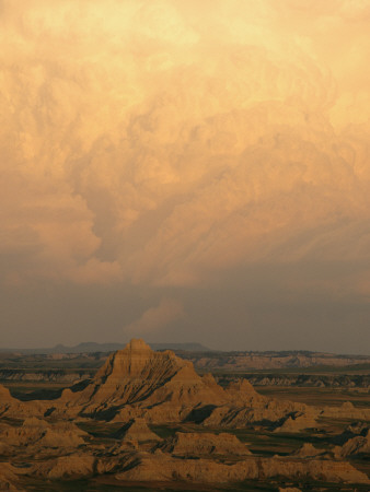 A Landscape Of Isolated Buttes And Rock Fragments Near Cedar Pass by Annie Griffiths Pricing Limited Edition Print image