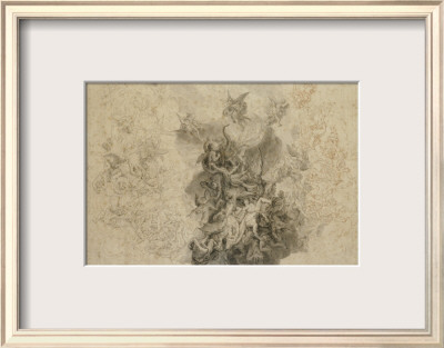 La Chute Des Anges Rebelles by Charles Le Brun Pricing Limited Edition Print image