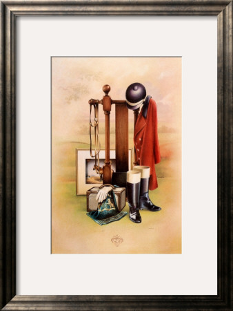 Equestrian Illustration I by Michael Scaraglino Pricing Limited Edition Print image