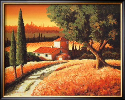 Tuscan Landscape by Santo De Vita Pricing Limited Edition Print image