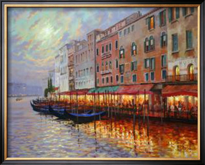 Lamplight Venice by Richard Telford Pricing Limited Edition Print image