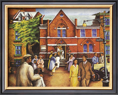 City Church Gathering by Mancusi Pricing Limited Edition Print image