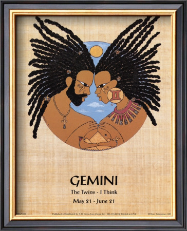 Gemini (May 21-Jun 21) by Orah-El Pricing Limited Edition Print image