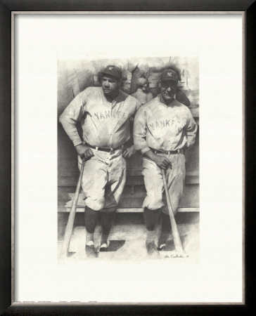 Ruth And Gehrig by Allen Friedlander Pricing Limited Edition Print image