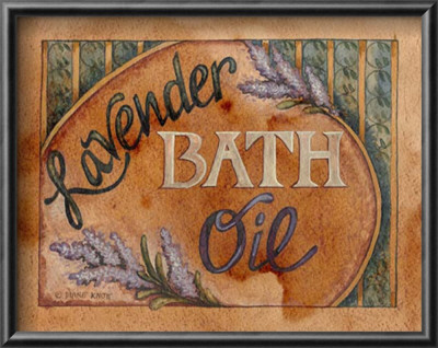 Lavender Bath Oil by Diane Knott Pricing Limited Edition Print image