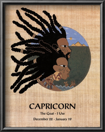 Capricorn (Dec 22-Jan 19) by Orah-El Pricing Limited Edition Print image