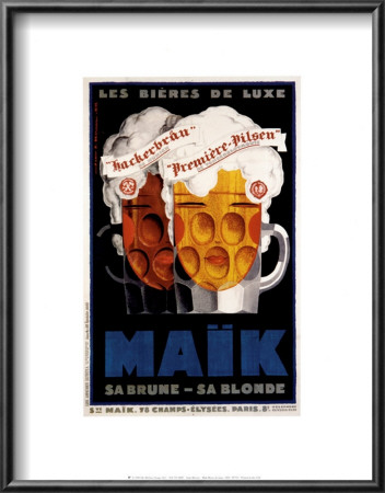 Maik-Les Bieres De Luxe, 1929 by T. Mercier Pricing Limited Edition Print image