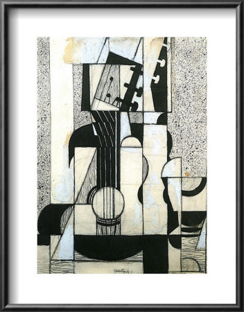 Still Life With Guitar by Juan Gris Pricing Limited Edition Print image