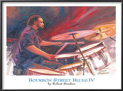 Bourbon Street Blues Iv by Robert Brasher Pricing Limited Edition Print image