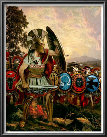 Spartan Warriors by Howard David Johnson Pricing Limited Edition Print image