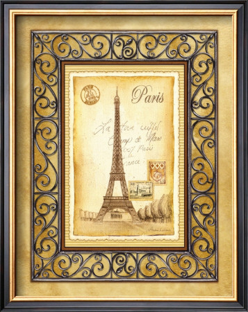 Paris Postcard by Andrea Laliberte Pricing Limited Edition Print image