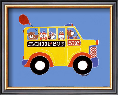 Animals On A Bus Ii by Shelly Rasche Pricing Limited Edition Print image