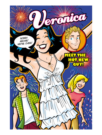 Archie Comics Cover: Veronica #202 Meet The Hot New Guy: Kevin Keller by Dan Parent Pricing Limited Edition Print image