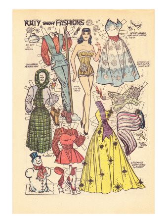 Archie Comics Retro: Katy Keene Snow Fashions (Aged) by Bill Woggon Pricing Limited Edition Print image