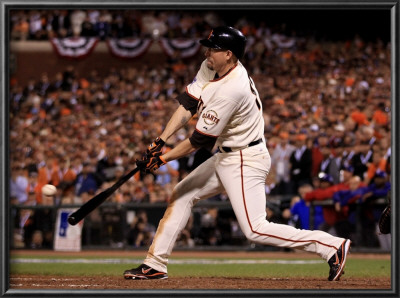 Texas Rangers V San Francisco Giants, Game 1: Aubrey Huff by Ezra Shaw Pricing Limited Edition Print image