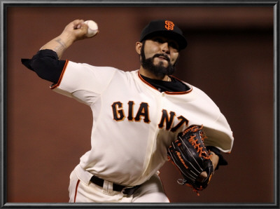 Texas Rangers V San Francisco Giants, Game 1: Sergio Romo by Ezra Shaw Pricing Limited Edition Print image