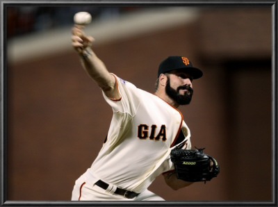 Texas Rangers V San Francisco Giants, Game 1: Brian Wilson by Ezra Shaw Pricing Limited Edition Print image