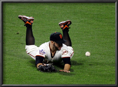 Texas Rangers V San Francisco Giants, Game 2: Cody Ross by Jed Jacobsohn Pricing Limited Edition Print image