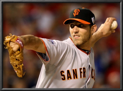 San Francisco Giants V Texas Rangers, Game 4: Madison Bumgarner by Christian Petersen Pricing Limited Edition Print image