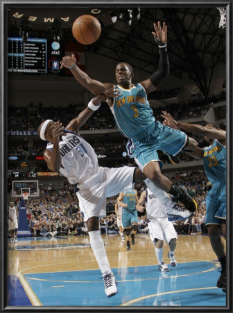 New Orleans Hornets V Dallas Mavericks: Jason Terry And Chris Paul by Danny Bollinger Pricing Limited Edition Print image