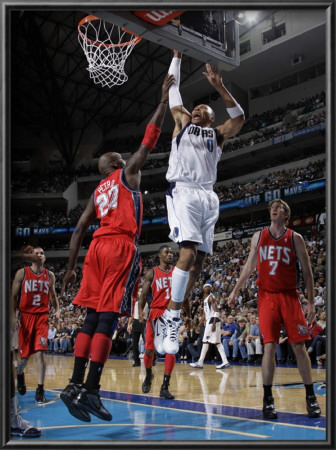New Jersey Nets V Dallas Mavericks: Shawn Marion And Johan Petro by Danny Bollinger Pricing Limited Edition Print image