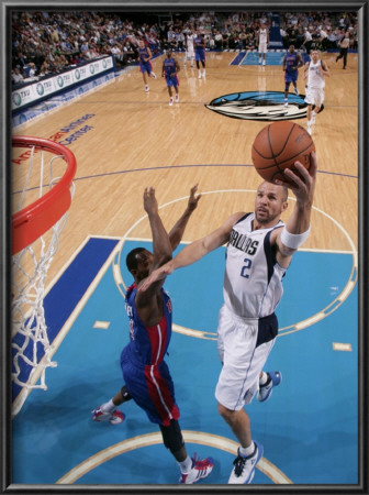 Detroit Pistons V Dallas Mavericks: Jason Kidd And Rodney Stuckey by Glenn James Pricing Limited Edition Print image