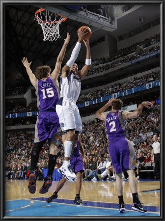 Phoenix Suns V Dallas Mavericks: Shawn Marion, Robin Lopez And Goran Dragic by Danny Bollinger Pricing Limited Edition Print image