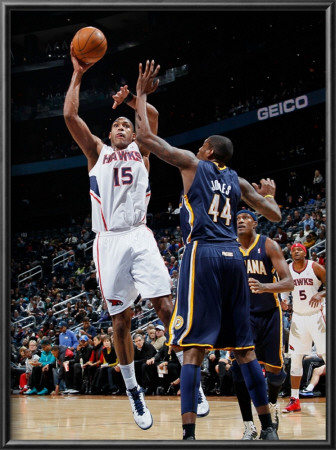 Indiana Pacers V Atlanta Hawks: Al Horford And Solomon Jones by Kevin Cox Pricing Limited Edition Print image
