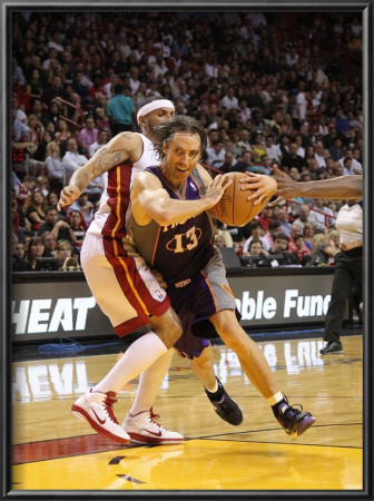 Phoenix Suns V Miami Heat: Steve Nash by Mike Ehrmann Pricing Limited Edition Print image