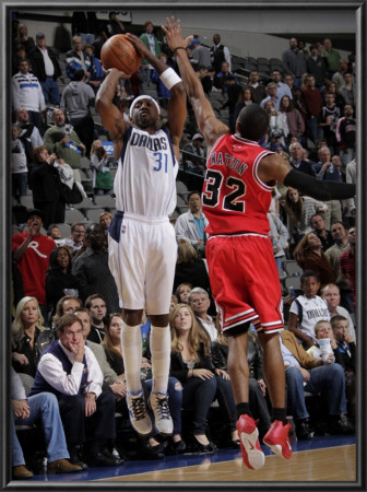 Chicago Bulls V Dallas Mavericks: Jason Terry And C.J. Watson by Glenn James Pricing Limited Edition Print image