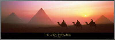 The Great Pyramids Of Giza, Egypt by Shashin Koubou Pricing Limited Edition Print image