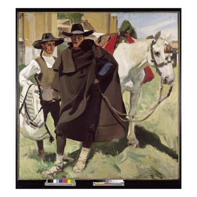 People From Avila by Joaquin Sorolla Y Bastida Pricing Limited Edition Print image