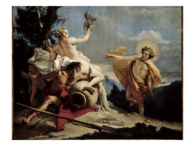 Apollo Pursuing Daphne by Giovanni Battista Tiepolo Pricing Limited Edition Print image