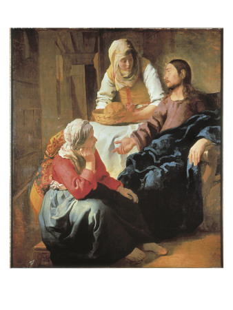 Christ In The House Of Martha And Mary by Jan Vermeer Pricing Limited Edition Print image