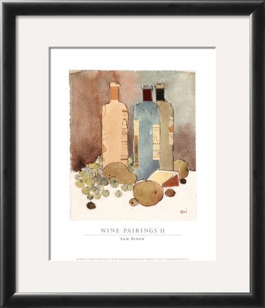 Wine Pairings Ii by Sam Dixon Pricing Limited Edition Print image